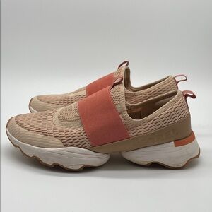 Sorel Kinetic Slip On Hiking Sneaker Shoe Pink Womens 11